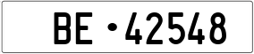 Truck License Plate